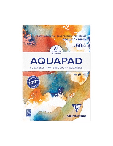 BLOCCO CLAIREFONTAINE AQUAPAD PER...