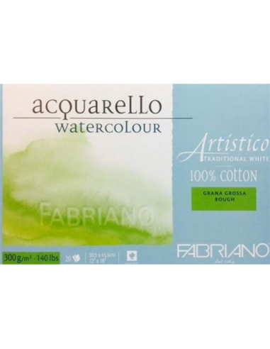 BLOCCO ACQUERELLO 100% COTONE...