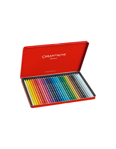 SCATOLA IN METALLO DA 30 COLORI 'SUPRACOLOR' CARAN D'ACHE