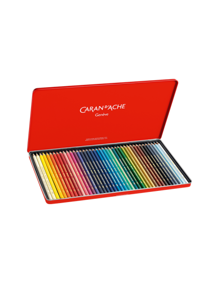 SCATOLA IN METALLO DA 40 COLORI 'SUPRACOLOR' CARAN D'ACHE
