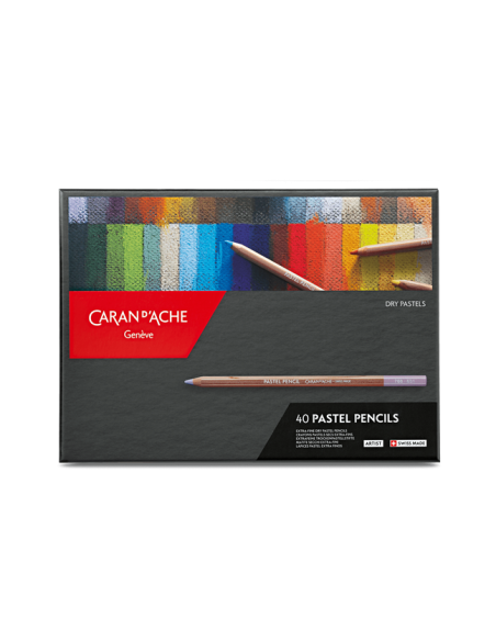 'PASTEL PENCILS' CARAN D'ACHE CONFEZIONE DA 40 COLORI
