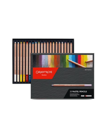 'PASTEL PENCILS' CARAN D'ACHE CONFEZIONE DA 20 COLORI
