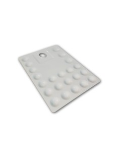 TAVOLOZZA IN METALLO SMALTATA