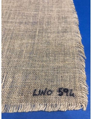 TELA LINO MEDIA GREZZA TRAMA LARGA -...