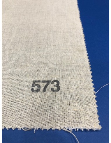 TELA MISTO LINO TRAMA FINE GREZZA -...