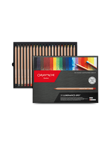 'LUMINANCE' CARAN D'ACHE CONFEZIONE DA 20 COLORI