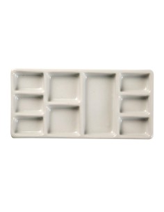 TAVOLOZZA IN PORCELLANA 9x18CM