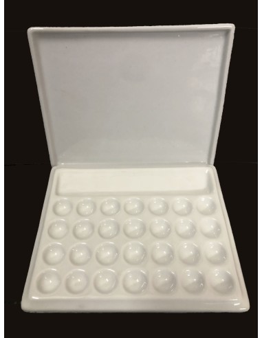 TAVOLOZZA IN PORCELLANA RETTANGOLARE...