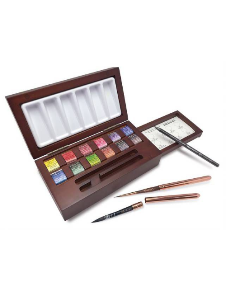 CASSETTA IN LEGNO ACQUERELLO EXTRAFINE SENNELIER