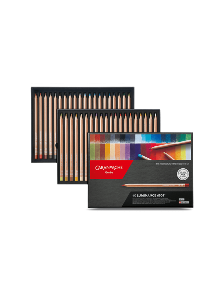 'LUMINANCE' CARAN D'ACHE CONFEZIONE DA 40 COLORI