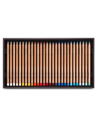 COFANETTO IN LEGNO DA 76 COLORI + 2...