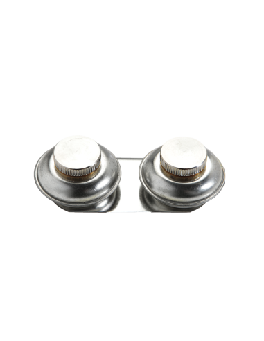 SCODELLINO DOPPIO IN METALLO