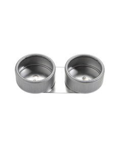 SCODELLINO DOPPIO IN METALLO