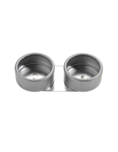 SCODELLINO DOPPIO IN METALLO