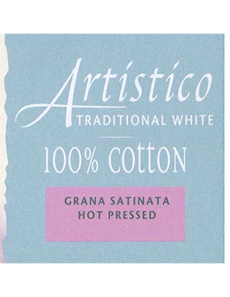 FOGLI FABRIANO ARTISTICO 56X76CM GRANA SATINATA 100% COTONE