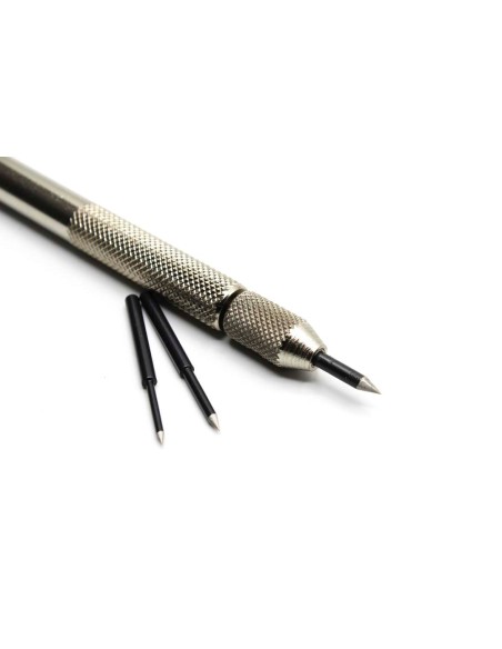 MANICO IN ACCIAIO PORTA PUNTE CON 3 PUNTE