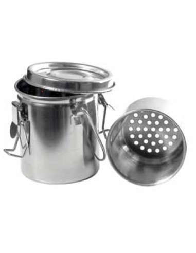 LAVAPENNELLI IN METALLO CON COPERCHIO...
