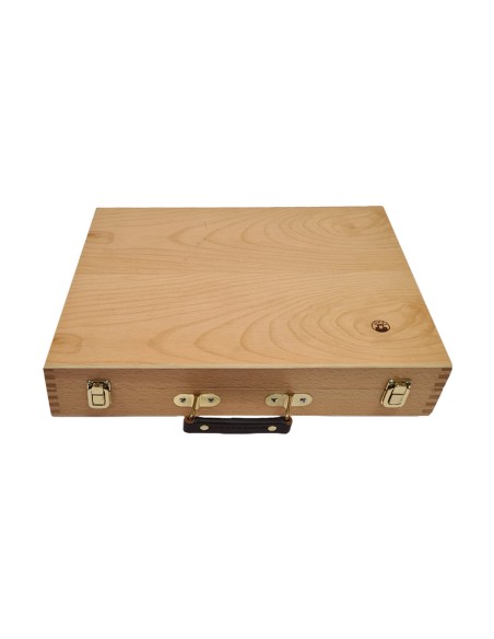 CASSETTA IN LEGNO CON COLORI AD OLIO LUKAS 'STUDIO'