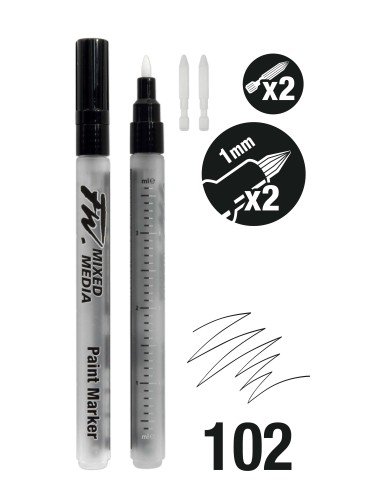 MARKER SET DA 2 CON PUNTA PENNELLO...