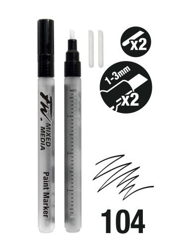 MARKER SET DA 2 CON PUNTA SCALPELLO...