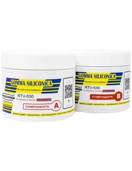 GOMMA SILICONICA PLASMABILE ATOSSICA RTV-530
