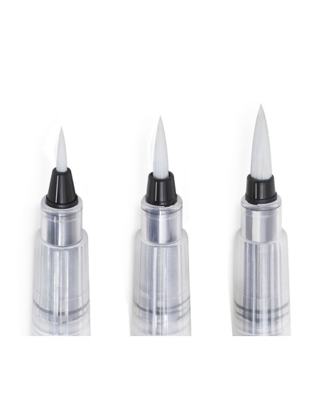 AQUASH WATER BRUSH PENTEL - BLISTER CON 3 PUNTE ASSORTITE