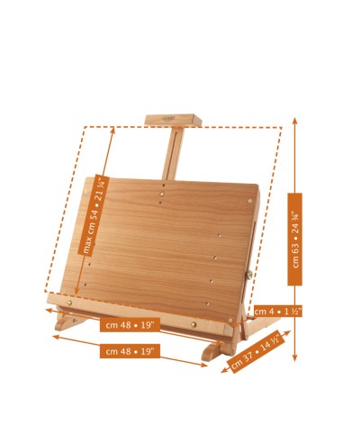 CAVALLETTO DA TAVOLO A LEGGIO MABEF M/34