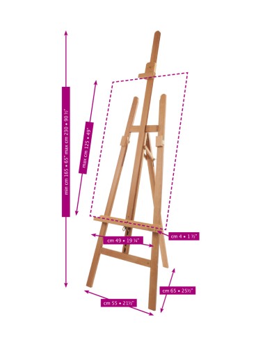 CAVALLETTO A LIRA CON TRAVERSE...