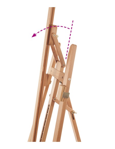 CAVALLETTO A LIRA CON ASTA INCLINABILE MABEF M/11