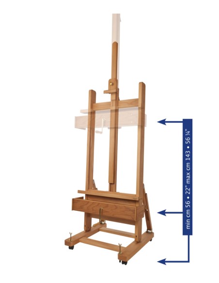 CAVALLETTO DA STUDIO CON MANOVELLA MABEF M/04