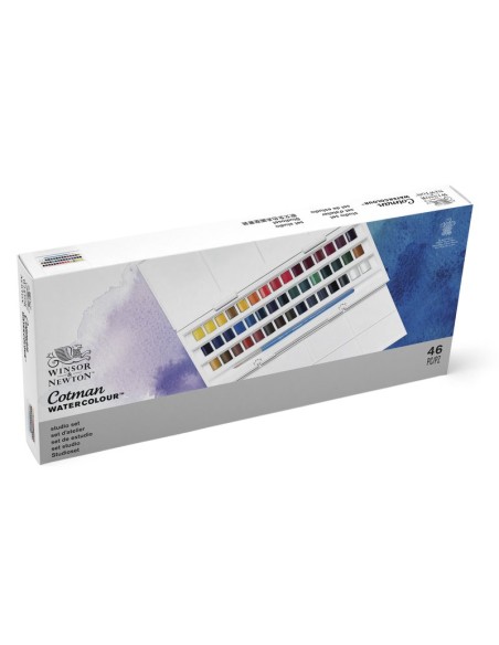 SET 45 MEZZI GODET ACQUERELLO 'COTMAN' WINSOR & NEWTON