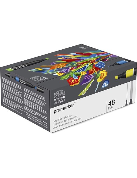 COFANETTO CON 48 PENNARELLI 'PROMARKER' WINSOR & NEWTON