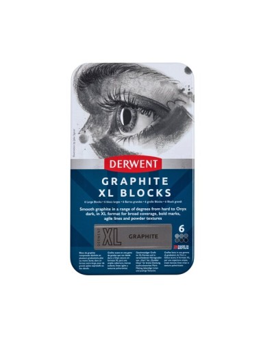 SET 6 'GRAPHITE XL BLOCKS' DERWENT