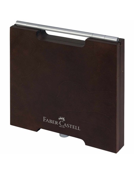 VALIGETTA IN LEGNO DA 72 PASTELLI ACQUERELLABILI 'ALBRECHT DÜRER' FABER CASTELL