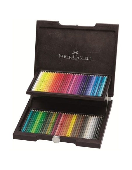 VALIGETTA IN LEGNO DA 72 PASTELLI ACQUERELLABILI 'ALBRECHT DÜRER' FABER CASTELL
