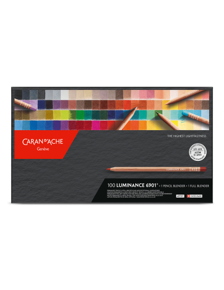 'LUMINANCE' CARAN D'ACHE CONFEZIONE DA 100 COLORI