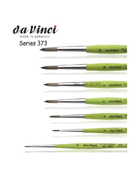 PENNELLO DAVINCI PELO SINTETICO ELASTICO TONDO SERIE 373