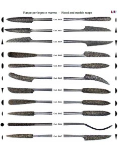 RASPE PER MARMO E LEGNO