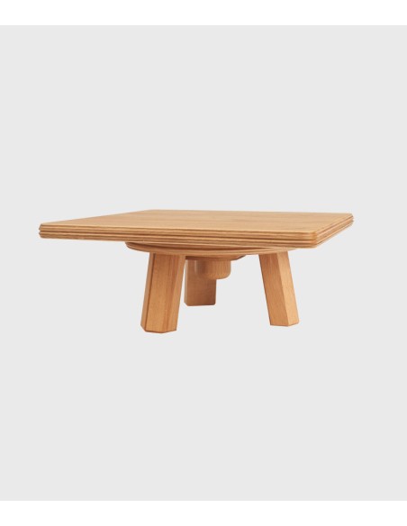 TRESPOLO IN LEGNO PER SCULTURA DA TAVOLO