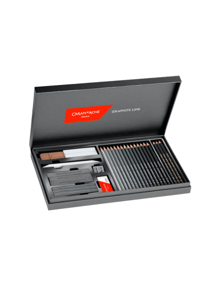 SET 'DIEGO KOI' GRAPHITE LEGNO 28PZ