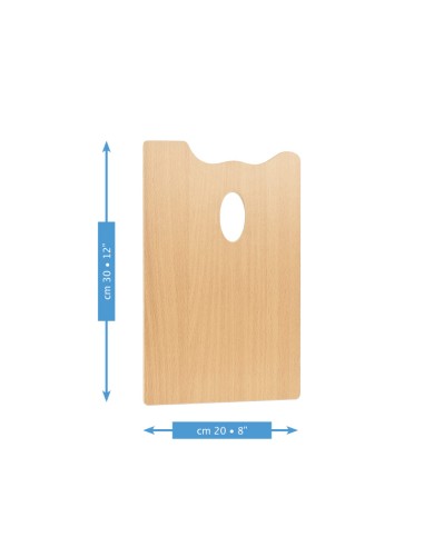 TAVOLOZZA IN LEGNO RETTANGOLARE MABEF