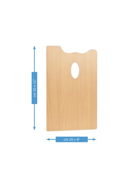 TAVOLOZZA IN LEGNO RETTANGOLARE MABEF