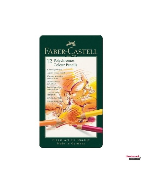 SET 12 MATITE COLORATE FABER-CASTELL POLYCROMOS