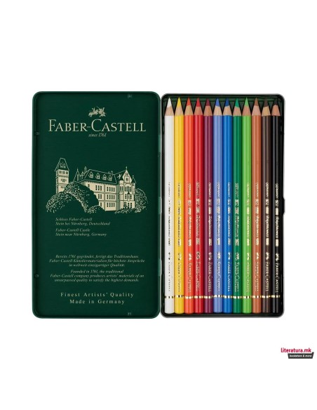 SET 12 MATITE COLORATE FABER-CASTELL POLYCROMOS