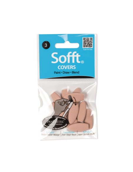 RICAMBI SOFFT® PANPASTEL – CONFEZIONE DA 10 SPUGNETTE N.3 OVALI