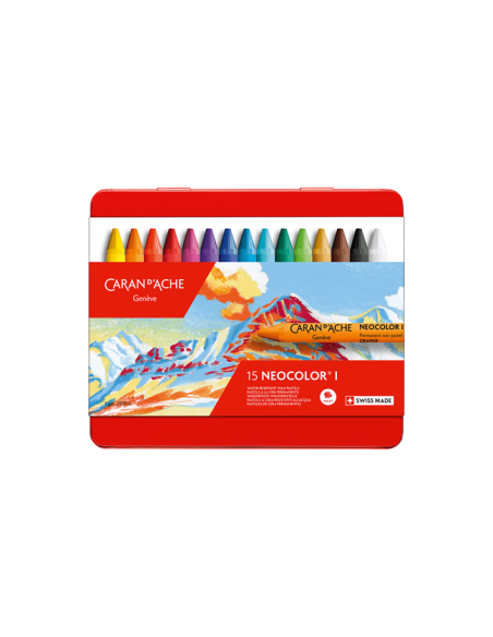 NEOCOLOR I - SCATOLA IN METALLO DA 15 COLORI