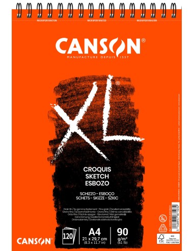 BLOCCO CANSON XL CROQUIS PER SCHIZZI...